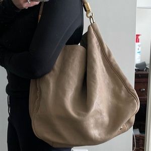 Yves Saint Laurent Roady Leather Hobo Shoulder Bag